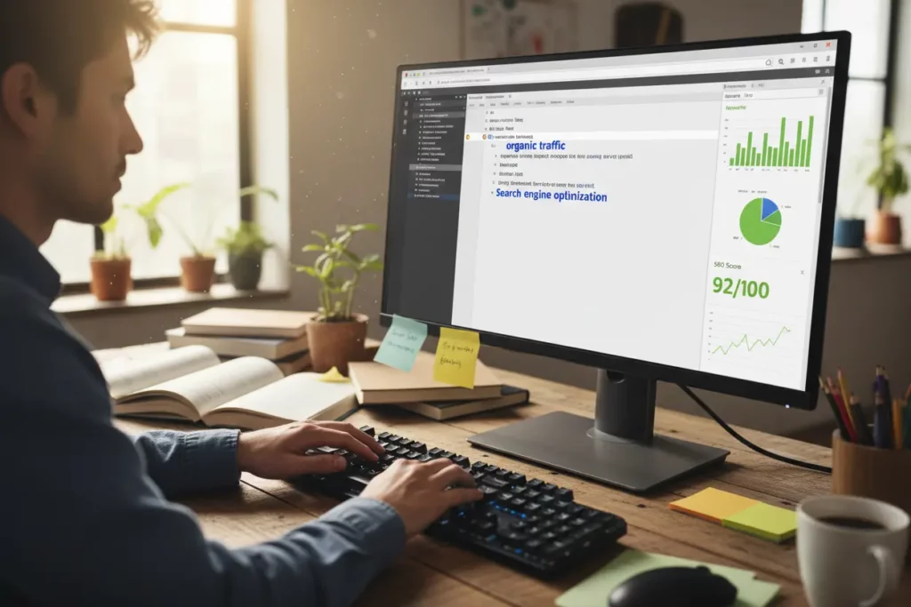 Estratégias de criação de conteúdo e otimização SEO para blogs