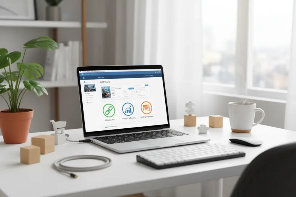 Ferramentas e plugins WordPress essenciais para afiliados.