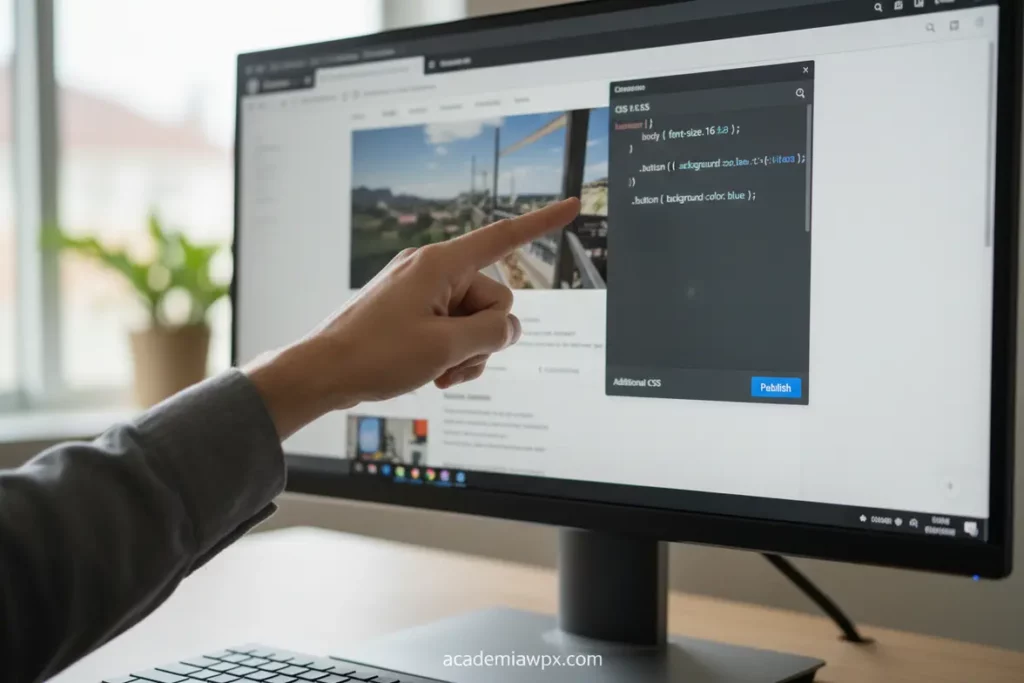 Adicionando CSS customizado no Personalizador WordPress