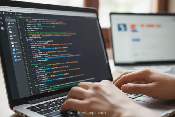 Dev digitando css wordpress